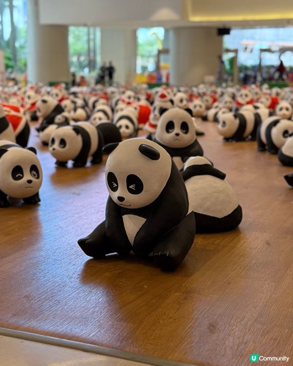 愉景新城商場熊貓