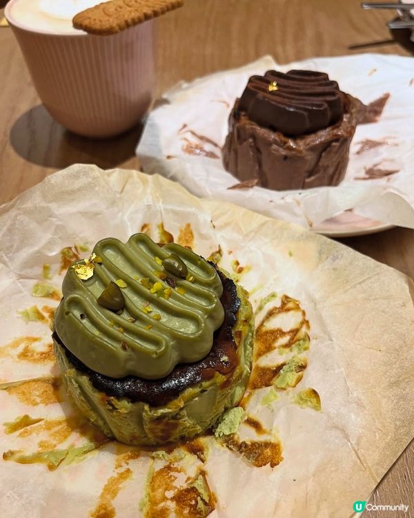 開心果系列-大推介巴斯克蛋糕，銅鑼灣世貿咖啡廳