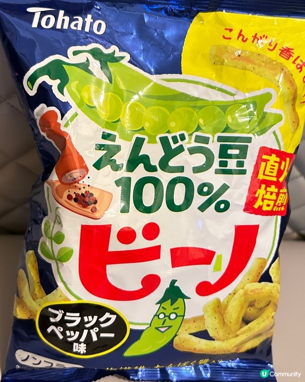 桃哈多黑胡椒味青豆條