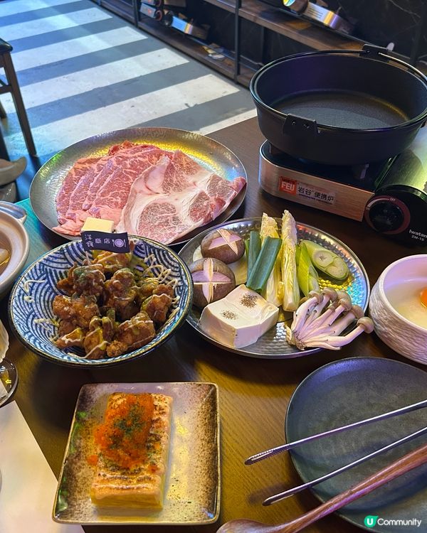 洋食商店！和牛壽喜燒黑松露燉飯二人餐🤤