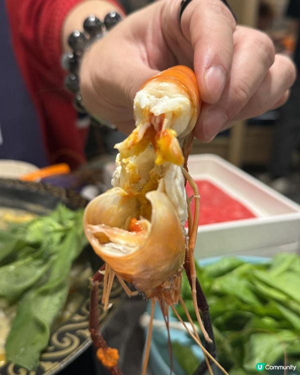 牛駅放題，任食大頭蝦