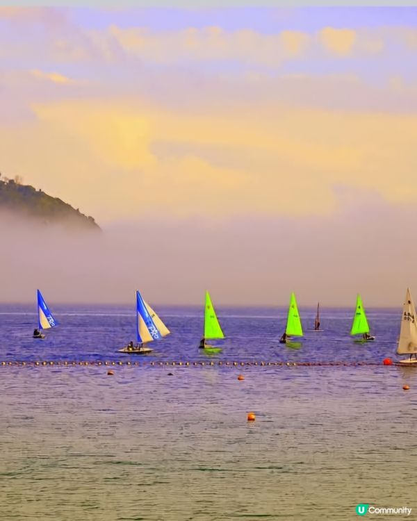 雲霧之下赤柱海灘
