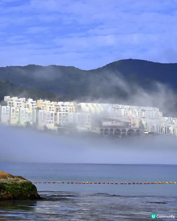 雲霧之下赤柱海灘