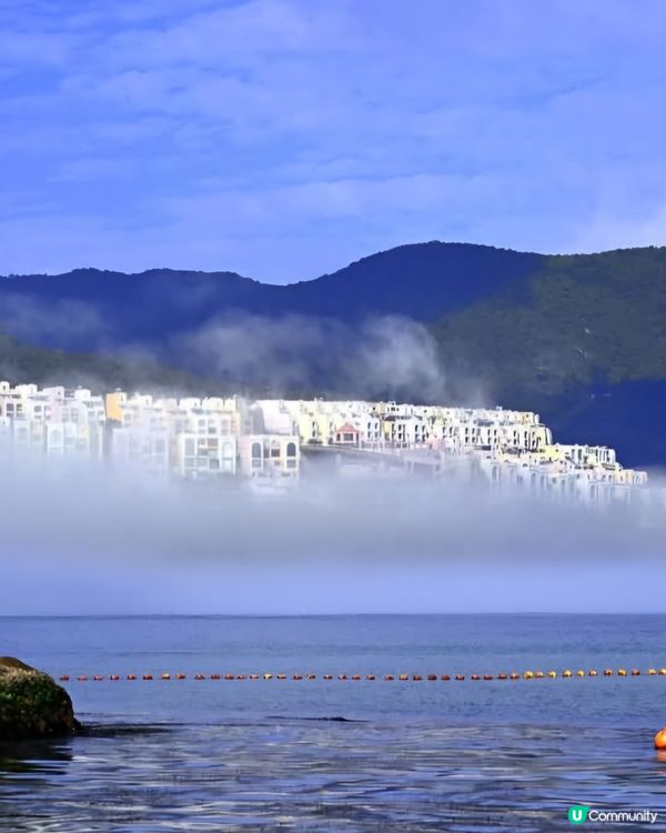 雲霧之下赤柱海灘