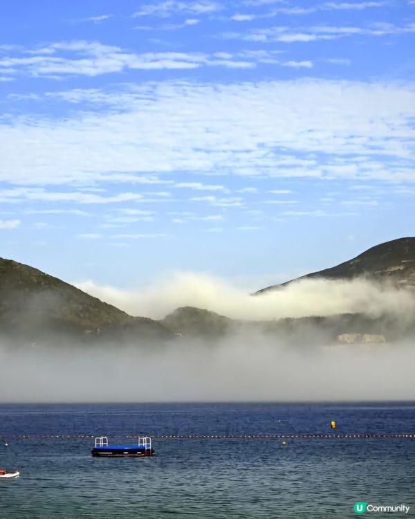 雲霧之下赤柱海灘