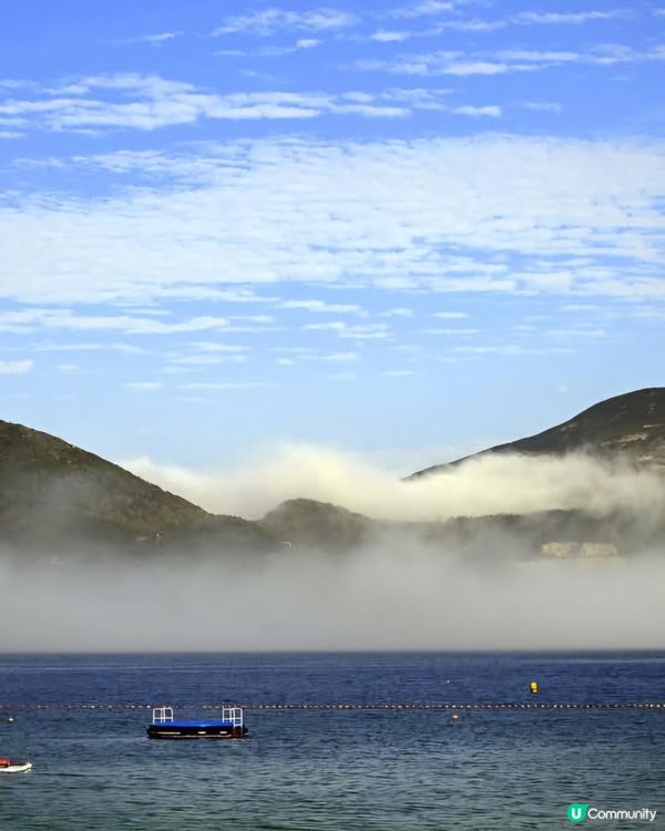 雲霧之下赤柱海灘