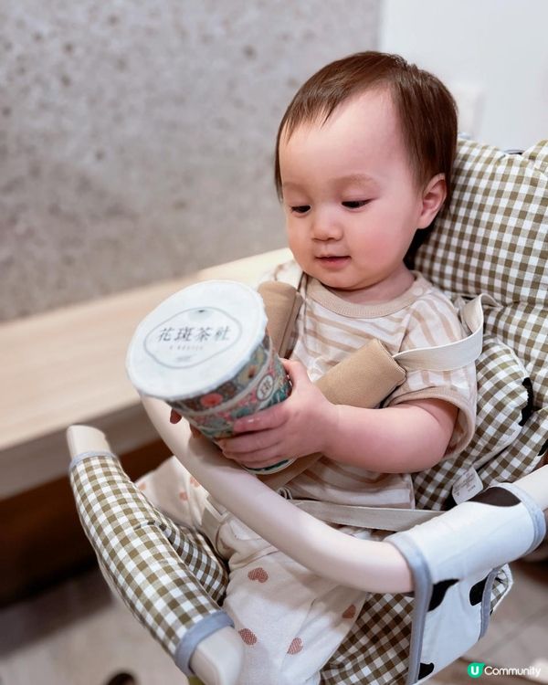 「期間限定」花斑茶舍珍珠奶茶🧋手搖：新出口味🍇巨峰烏龍