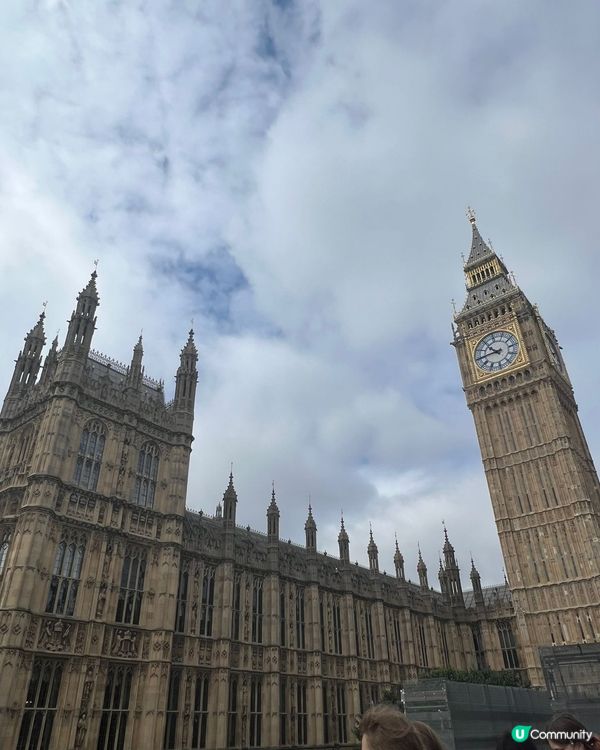 倫敦打卡🇬🇧 大笨鐘鐘聲響起，感受時光厚重 🕰️