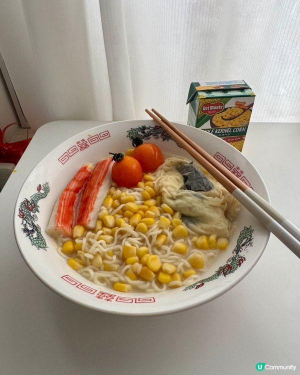 3分鐘超快手豐富午餐🍜➕地捫粟米粒方便裝🌽