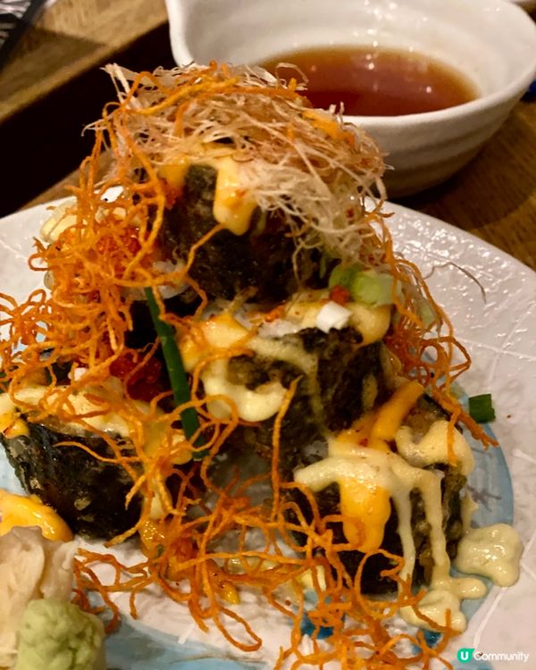 ✨香港🇭🇰-⚠️💬必點火山熔岩鮭魚卷‼️💢滿滿氛圍感居酒屋⁉️📣見內文