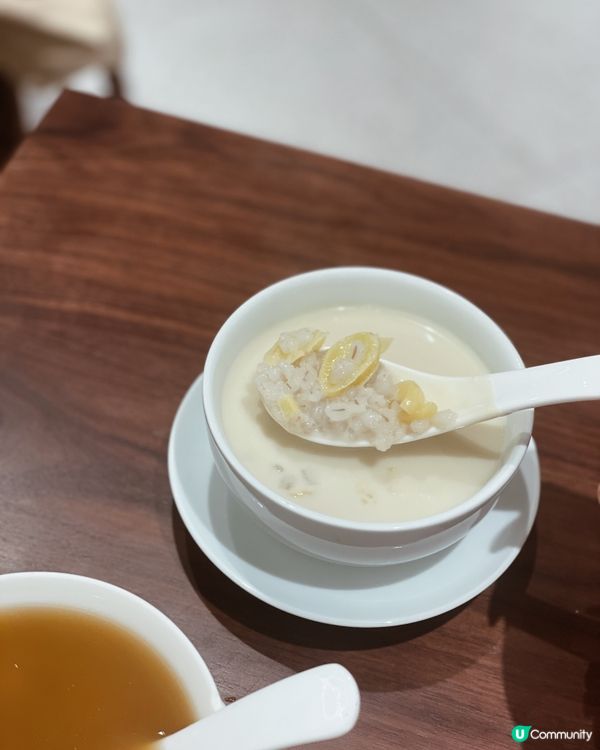 超濃薑汁湯圓 + 超足料白果腐竹薏米糖水 去濕一流！