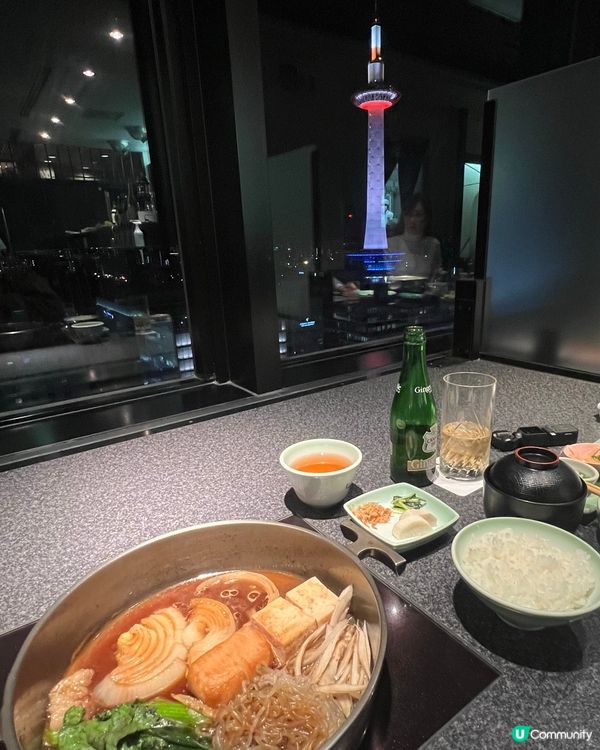 京都🥢壽喜燒配夜景🌃 正！