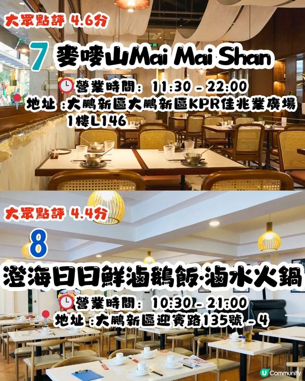 深圳地膽推介😋大鵬新區餐廳TOP10‼️超多明星幫襯/生猛海鮮/正宗客家菜/靚景海邊餐廳😍