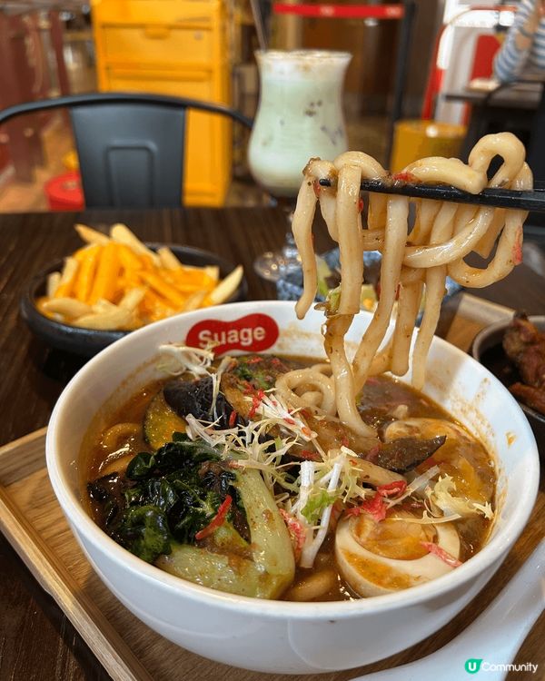 Suage北海道湯烏冬，絕對係打卡美食，地方非常之方便，味道...