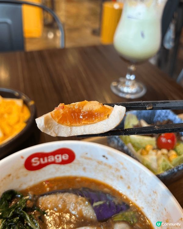 Suage北海道湯烏冬，絕對係打卡美食，地方非常之方便，味道...