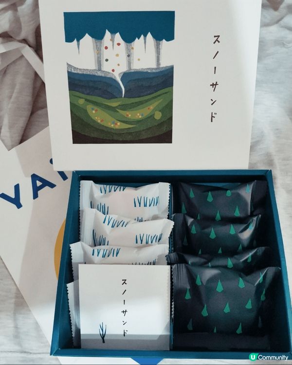 《北海道人氣手信- SNOWSAND生朱古力夾心餅》