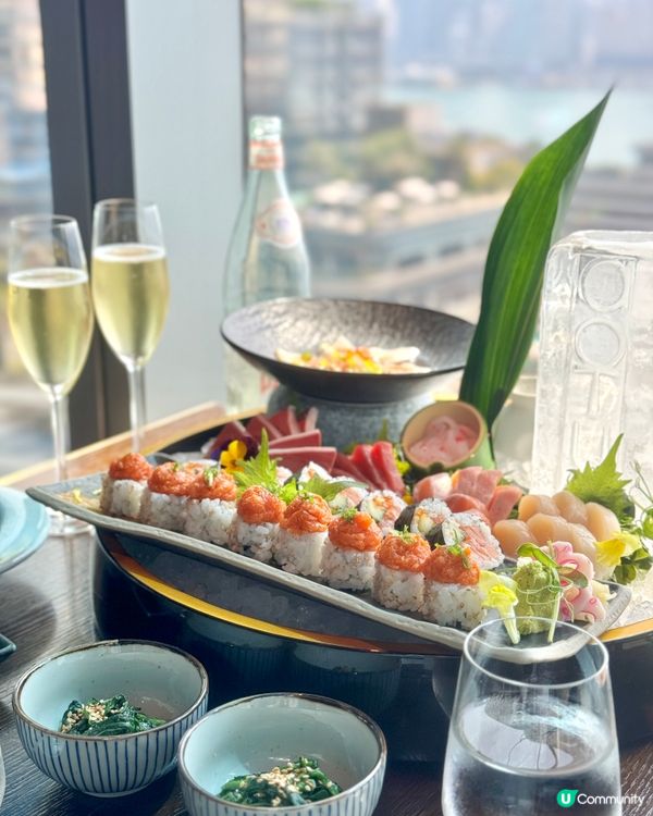 Aqua🔹尖沙咀西日高級餐廳 180度維港海景🥰