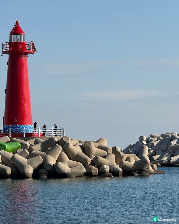 釜山-青沙浦紅白燈塔 