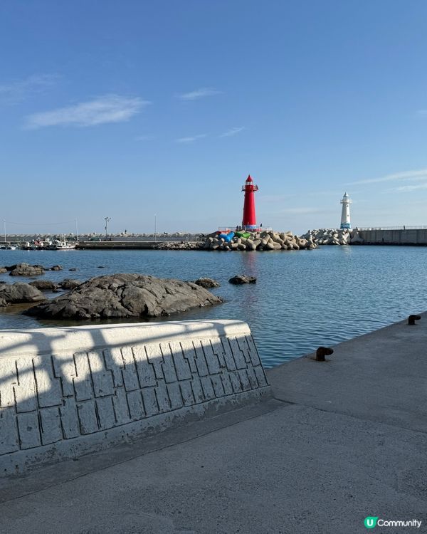 釜山-青沙浦紅白燈塔 