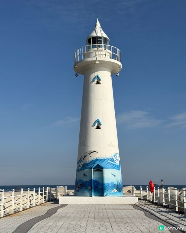 釜山-青沙浦紅白燈塔 