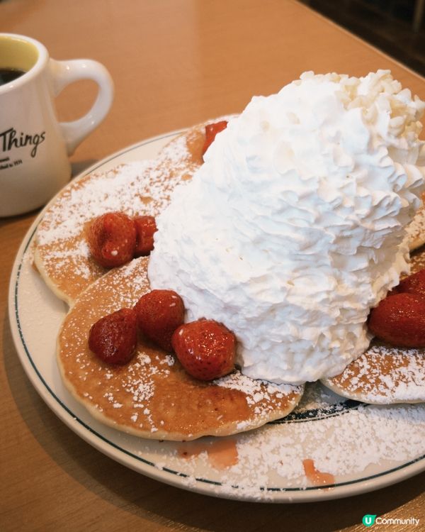 Pancake Cream好似成座山咁高