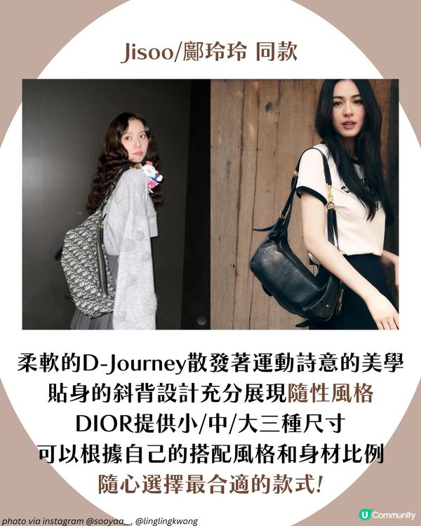 2025名牌手袋 8大明星同款名牌手袋👜 CELINE Dior LV 一次過睇！✨