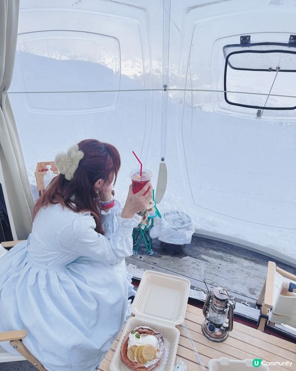 ❄️ 新潟雪地圓頂帳篷露營 ⛺️