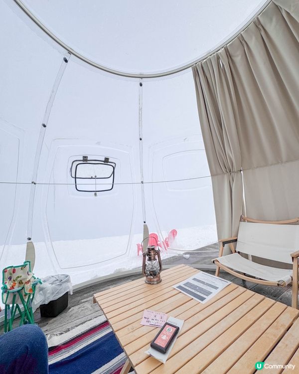 ❄️ 新潟雪地圓頂帳篷露營 ⛺️