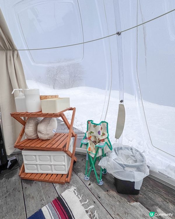 ❄️ 新潟雪地圓頂帳篷露營 ⛺️