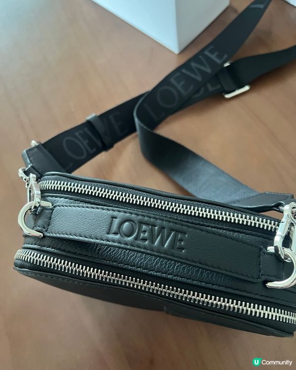 🖤新入手Loewe Crossbody Bag開箱啦！  🤩