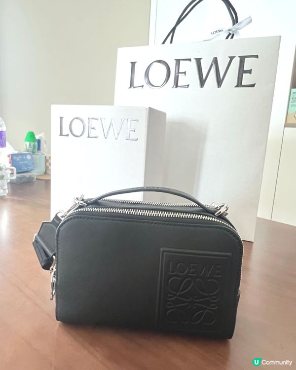 🖤新入手Loewe Crossbody Bag開箱啦！  🤩