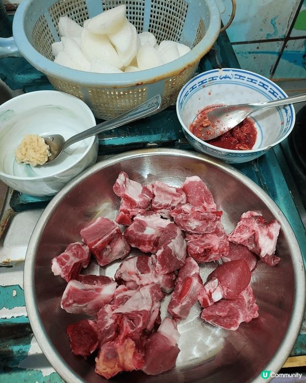 在家弟一次整排骨南乳炆羅白，我系上綱學整，我買了45元新鮮排...