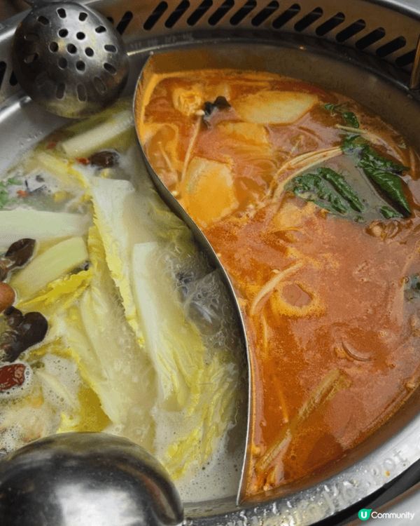 快樂小羊一人火鍋食材新鮮，湯底濃郁，邊烚邊煲劇，就算一個人打...