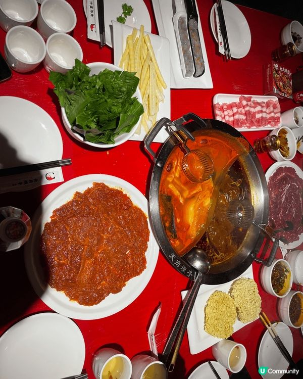 2月14日情人節二人食四川麻辣火鍋超正超好食又抵食