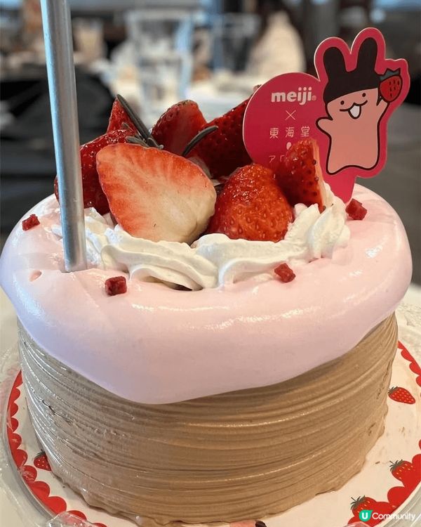 東海堂限定明治朱古力蛋糕打卡一流。