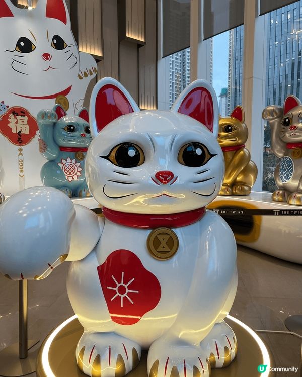 啟德sogo最近以招財貓為主題，