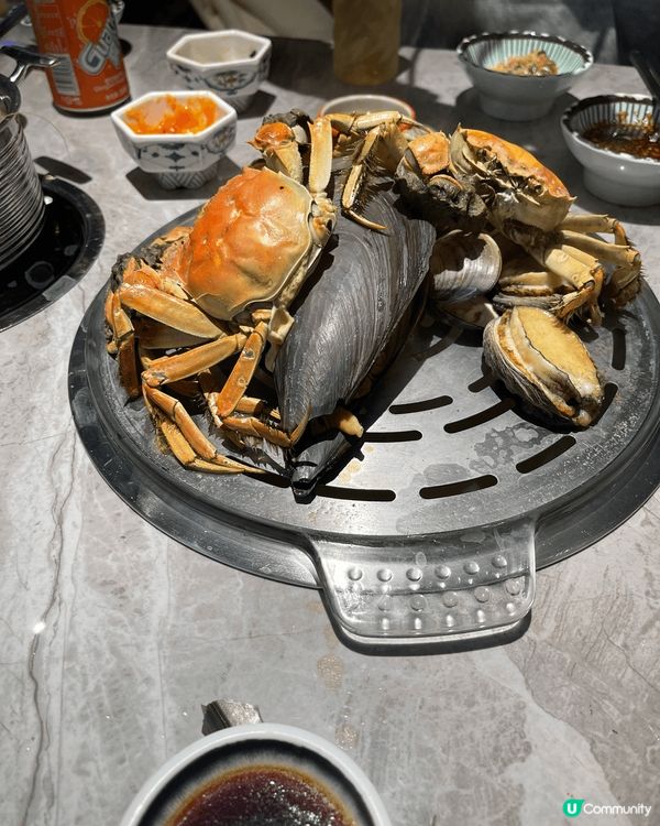 假日去咗深圳玩，今次就嘗試位於領展中心ge漁舶𣾀蒸海鮮～我哋...