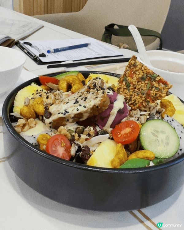 頭兩張相在好素純素餐廳午餐，甘味處鐮倉美味茶。
