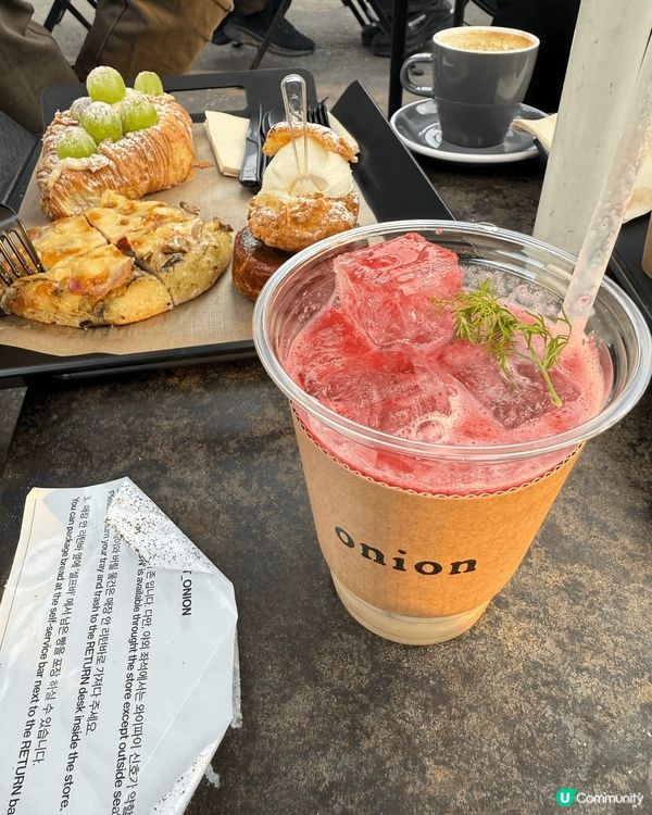 韓國首爾聖水必到咖啡店Onion cafe , 滿滿懷舊韓屋...