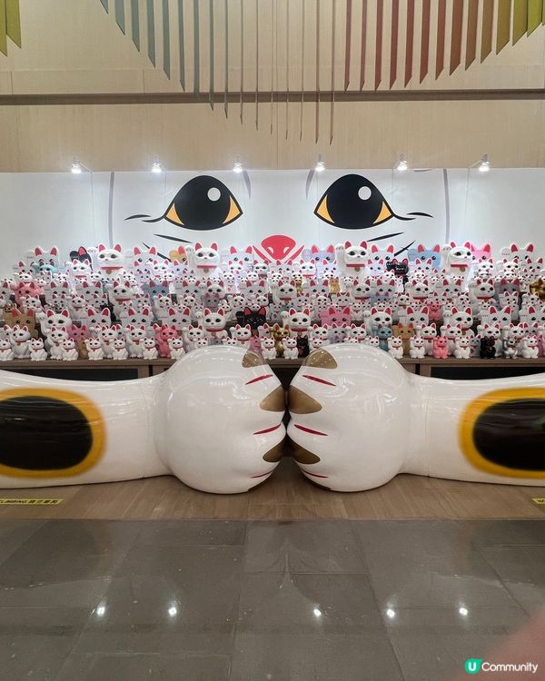 啟德sogo最近以招財貓為主題，