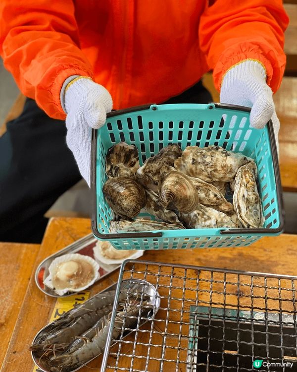 當季的福岡糸島牡蠣小屋 