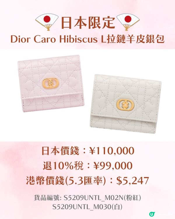 日本DIOR｜日本限定四葉草新系列🍀即睇12款手袋/銀包/飾品價錢😍🇯🇵