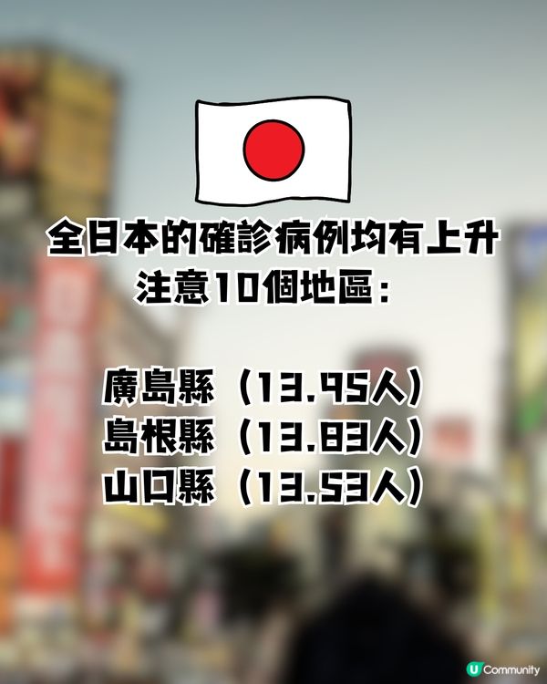 日本感染性腸胃炎創近十年新高！遊日注意3因素增感染風險/10個嚴重確診地區🇯🇵