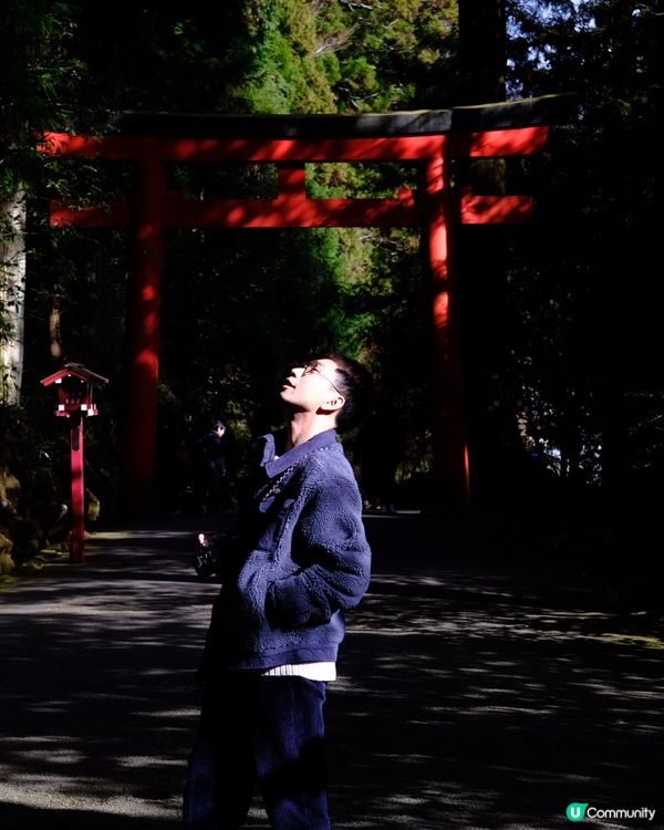 箱根神社 & 水中鳥居 ✨ 神仙景致！