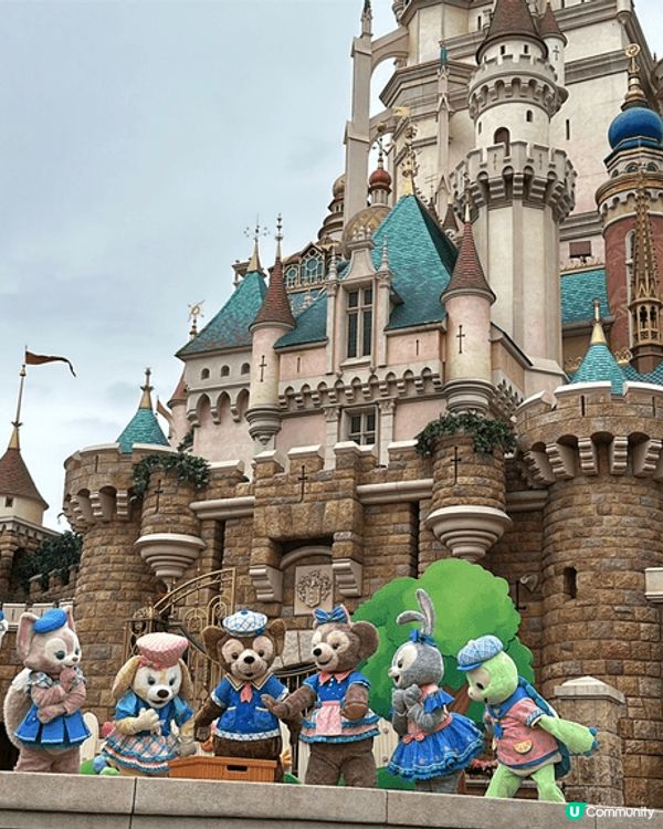 香港迪士尼樂園之Duffy與好友春日旅途