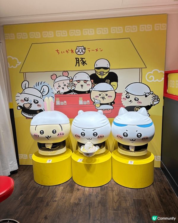 嗚啦呀哈 去日本東京澀谷chiikawa食拉麵～點拉麵仲有c...