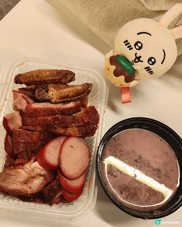 🐖Encore大家樂$30半斤叉燒+$10四片紅腸兩滷水雞中...