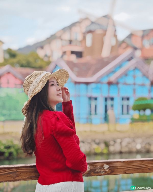 農曆新年去咗河源巴伐利亞莊園行下，呢到嘅彩色小屋打卡真係好靚...