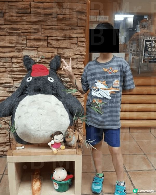 呢啲係以前去日本旅行影嘅相，我最鍾意龍貓嗰一張，因為嗰陣好似...