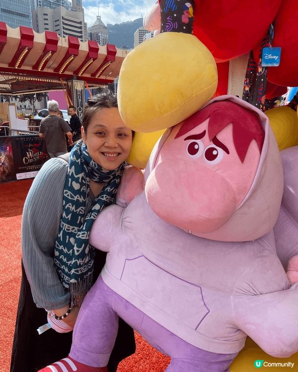 圖1，早排AIA 重臨香港，點都要入去玩啦，不過大公仔確實難...